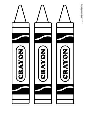 Crayon Templates - Tim's Printables