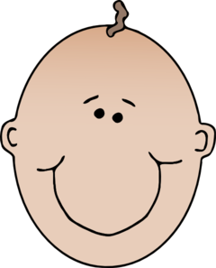 Baby face clip art free