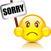 I'm Sorry Clipart