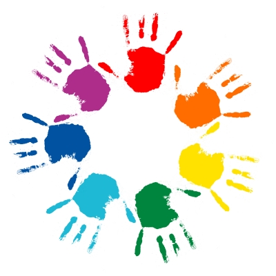 Handprint Border Clip Art - ClipArt Best