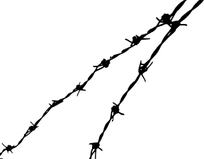 Barbed wire clipart