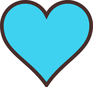 Blue Heart Clip Art – Clipart Free Download