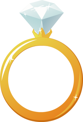 Diamond ring clipart