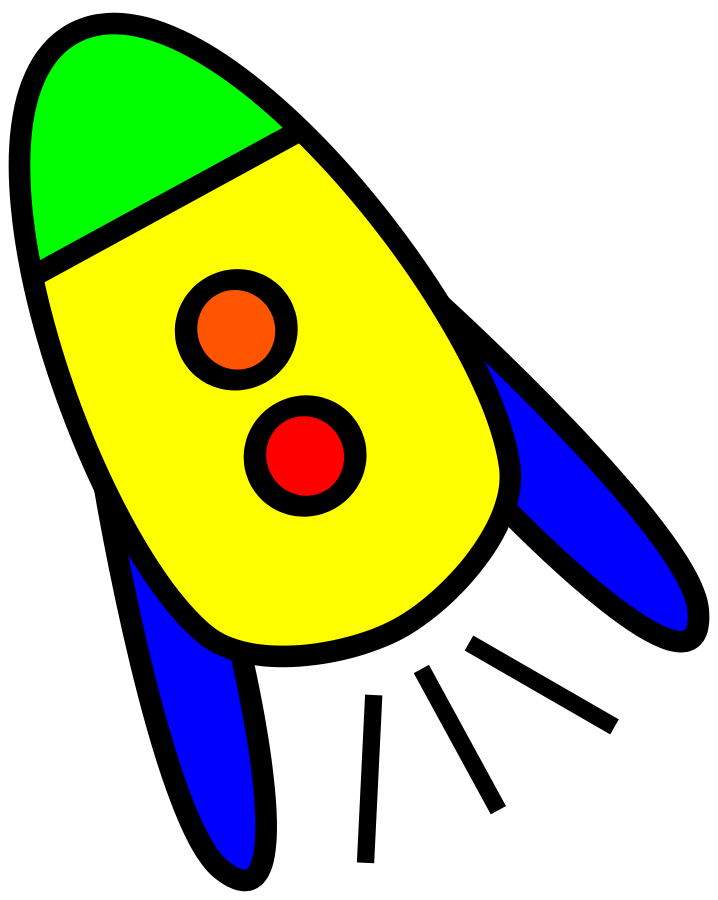 Free cartoon rocket ship clip art free rocket clipart free rocket ...