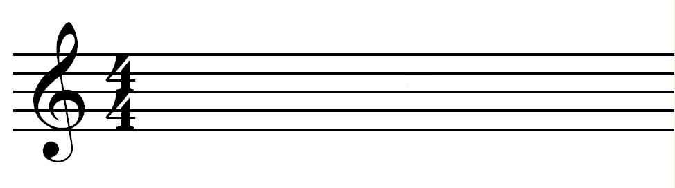 Blank Music Staff Clipart - Free Clipart Images