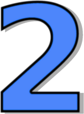 Number 2 Clipart