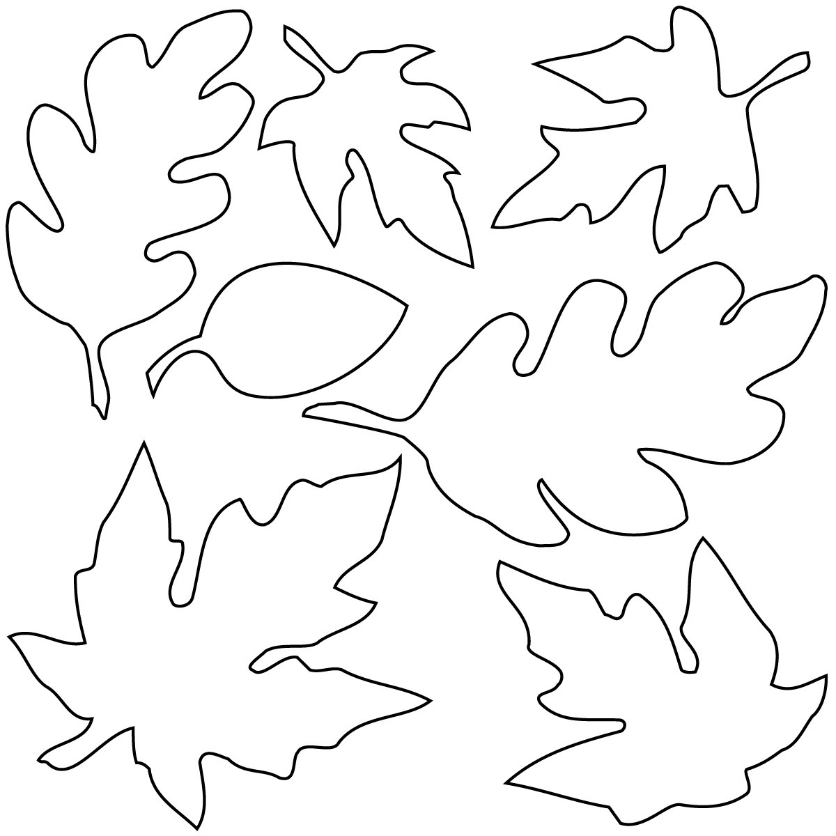 Leaf | Maple Leaf Clip Art Black And White | photogarage
