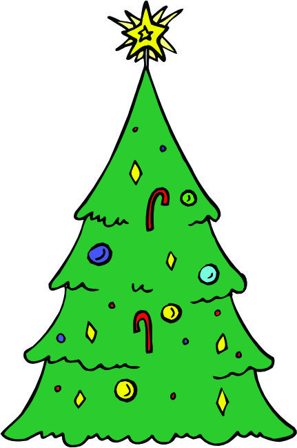 Cartoon Christmas Tree