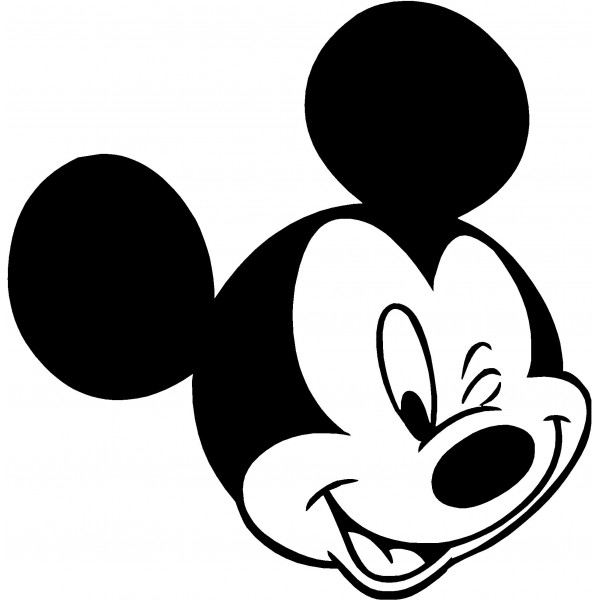 Mickey mouse clip art free black and white - ClipartFox