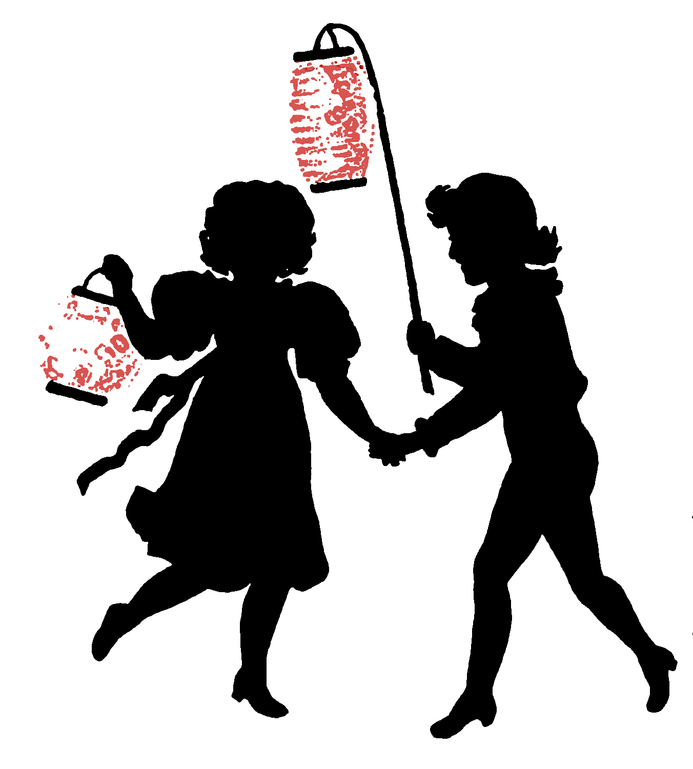 Vintage Sewing Clip Art - Silhouettes - Thread - The Graphics Fairy