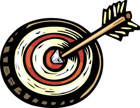 Stock Illustration - bullseye