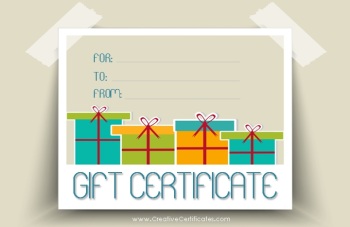 Gift Certificate Template