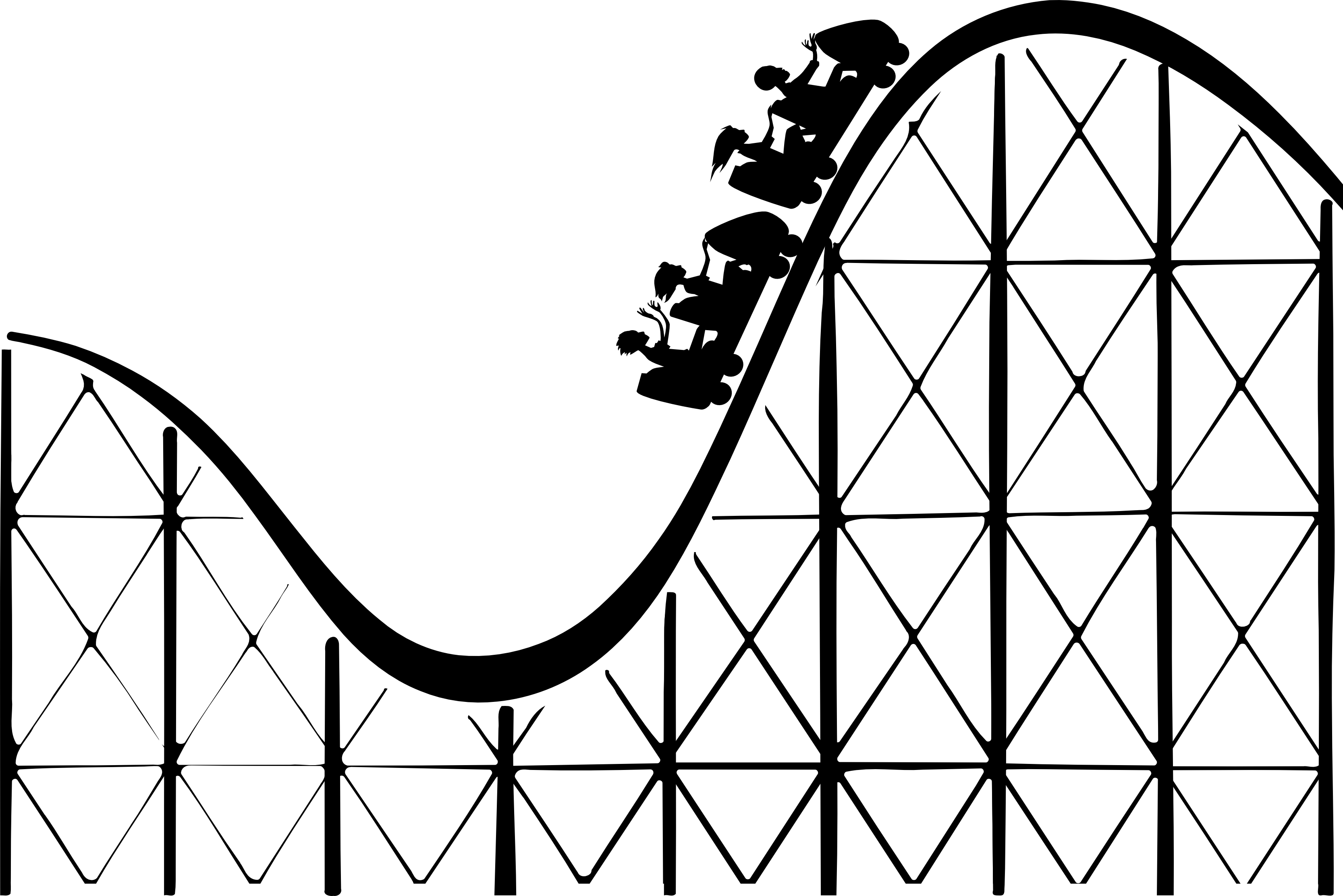 roller coaster SVG