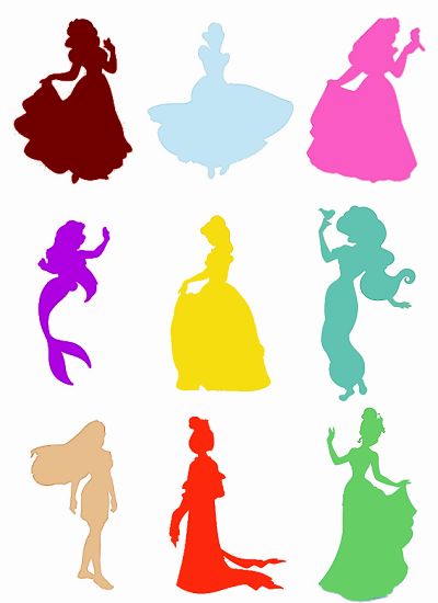 Disney Princess Silhouette ...