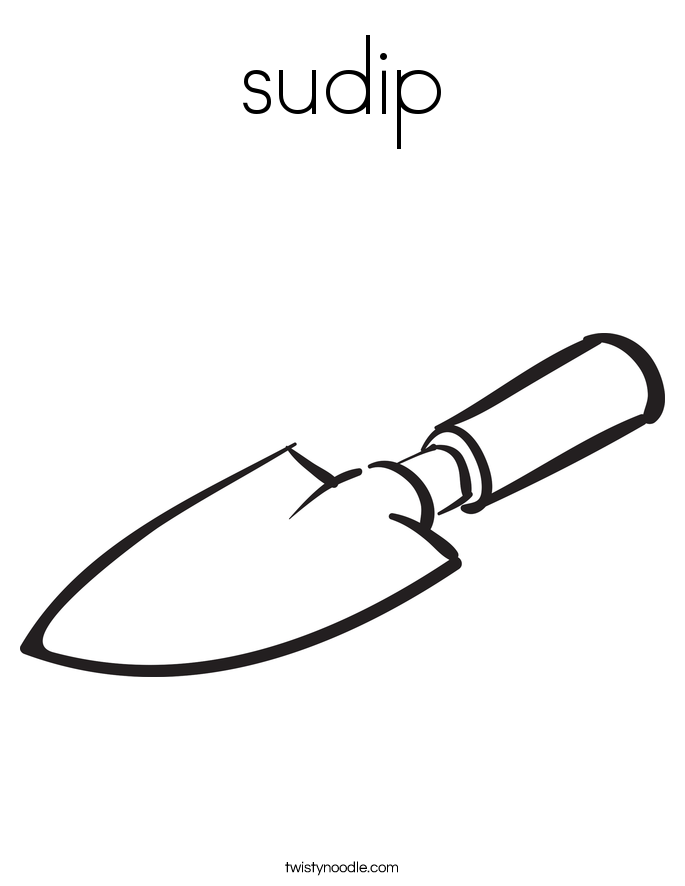 sudip Coloring Page - Twisty Noodle