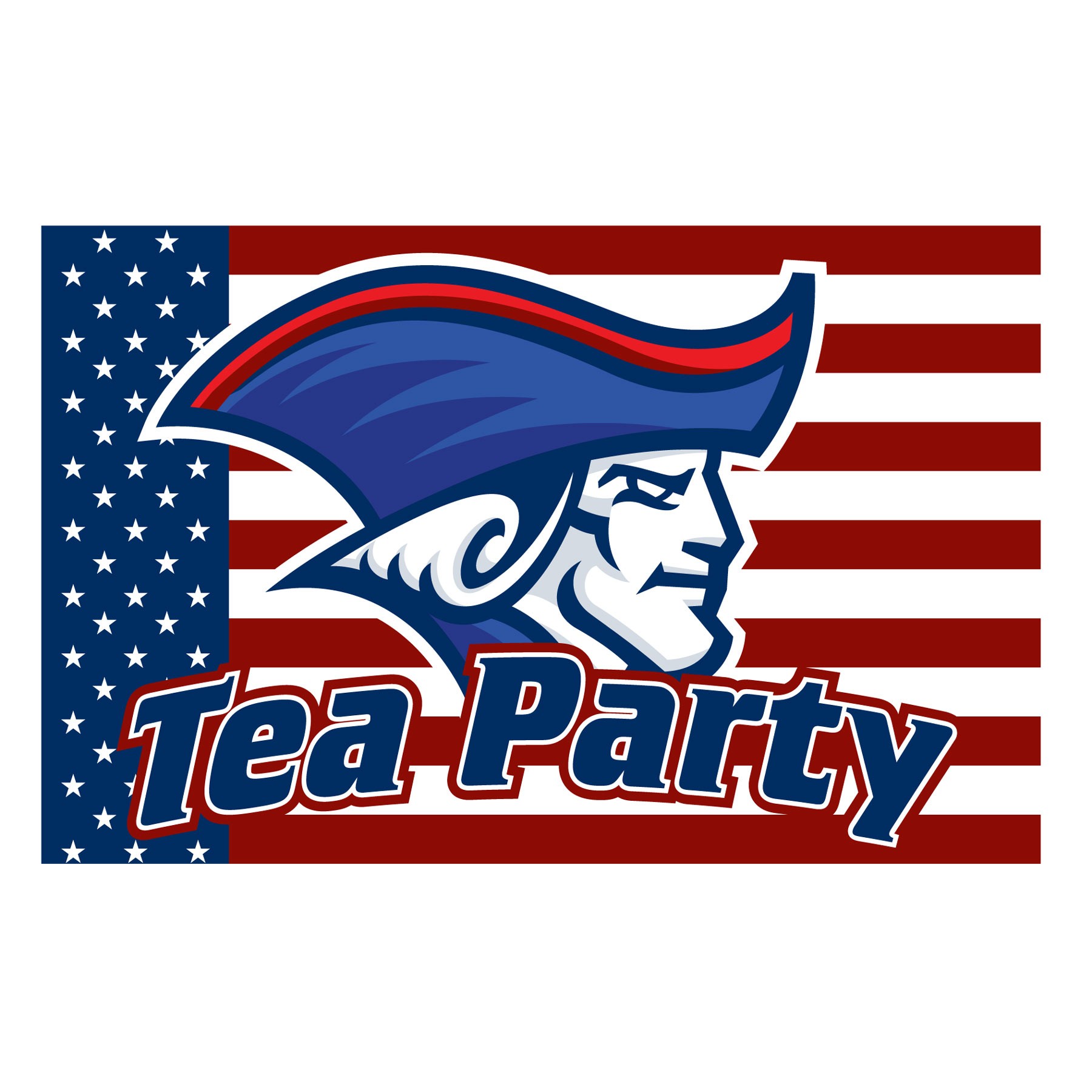 3ft x 5ft Decorative Flag - Tea Party