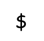 Dollar Sign Outline for Classroom / Therapy Use - Great Dollar ...