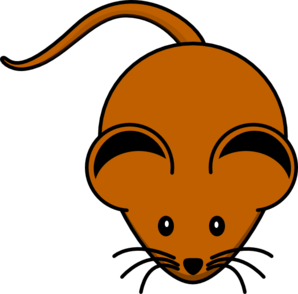 Brown Mouse clip art - vector clip art online, royalty free ...