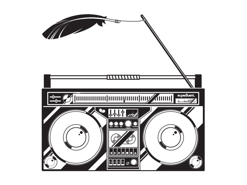 Dribbble - Boombox by Brandon Kellogg