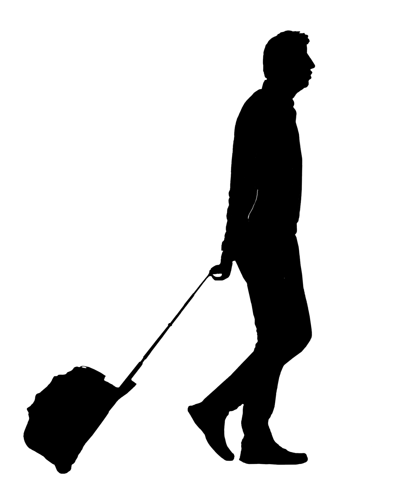 Stock Pictures: Men with luggage or travel trolley bags