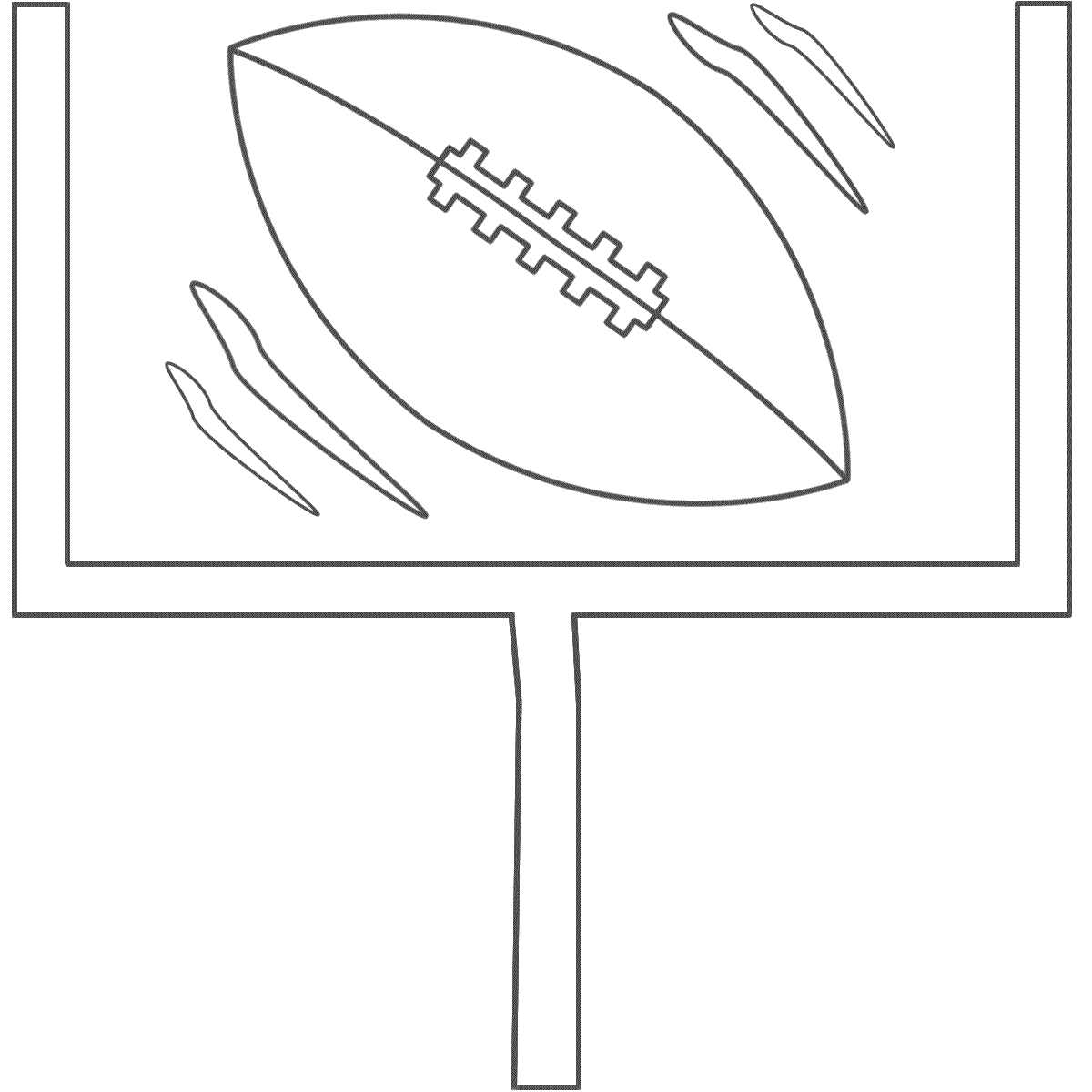 American Football Goal Post Clipart Football field goal post
