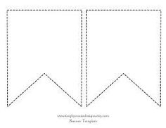 SQUARE SCALLOPED BANNER TEMPLATE | DIY Party Planning | Pinterest
