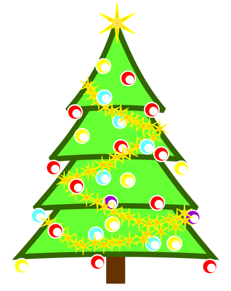 Christmas Tree Clip Art Free - Free Clipart Images