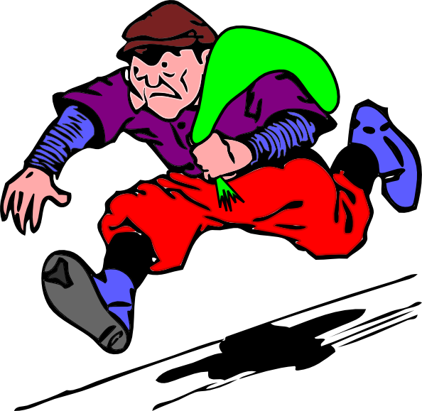 Burgular Robber Theif Clip Art - vector clip art ...