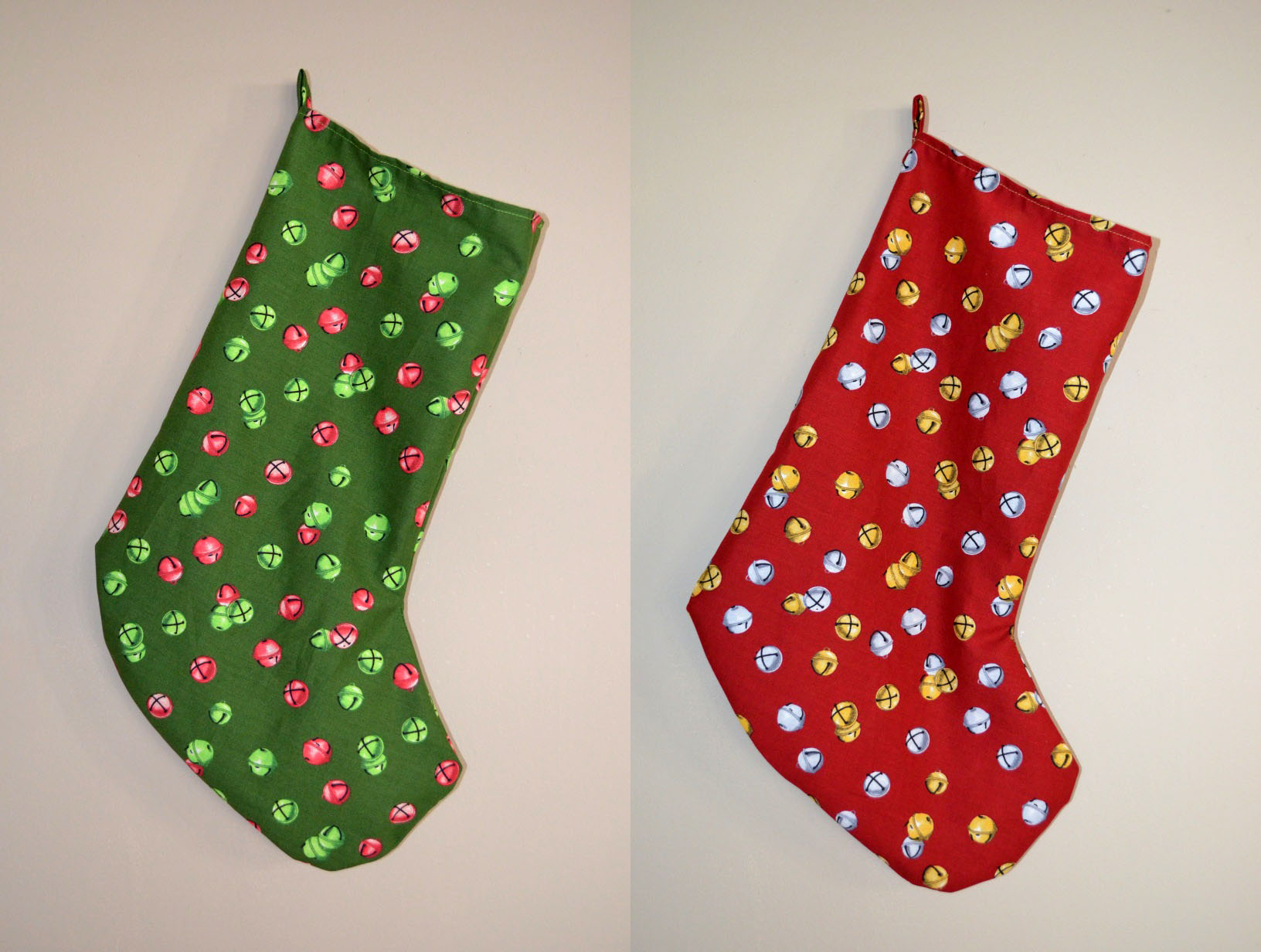 How to Make Simple, Cotton Christmas Stockings | Sophster Toaster