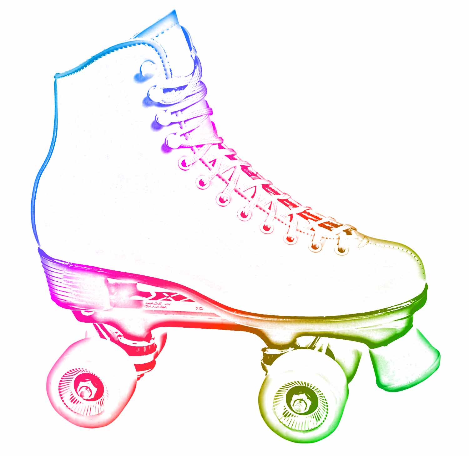 Images For > Girl Roller Skating Clip Art