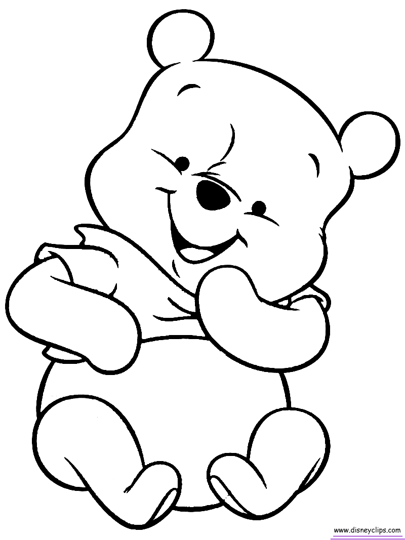 How To Draw Baby Characters From Winnie The Pooh - ClipArt Best