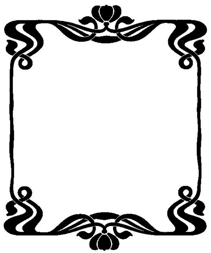 Art Deco Clip Art Border