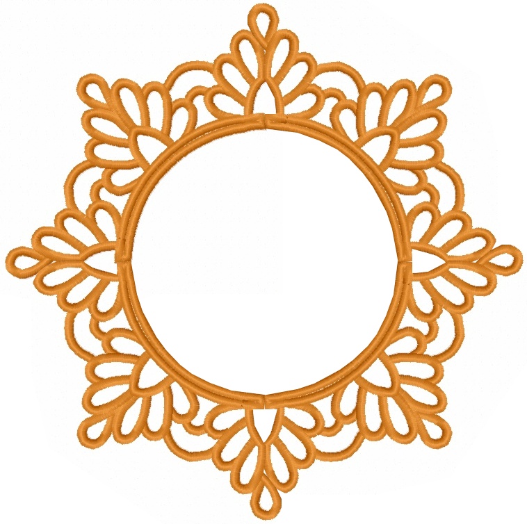 Fall 2 - Fall Circle Machine Embroidery Design / Pattern - $1.60 ...