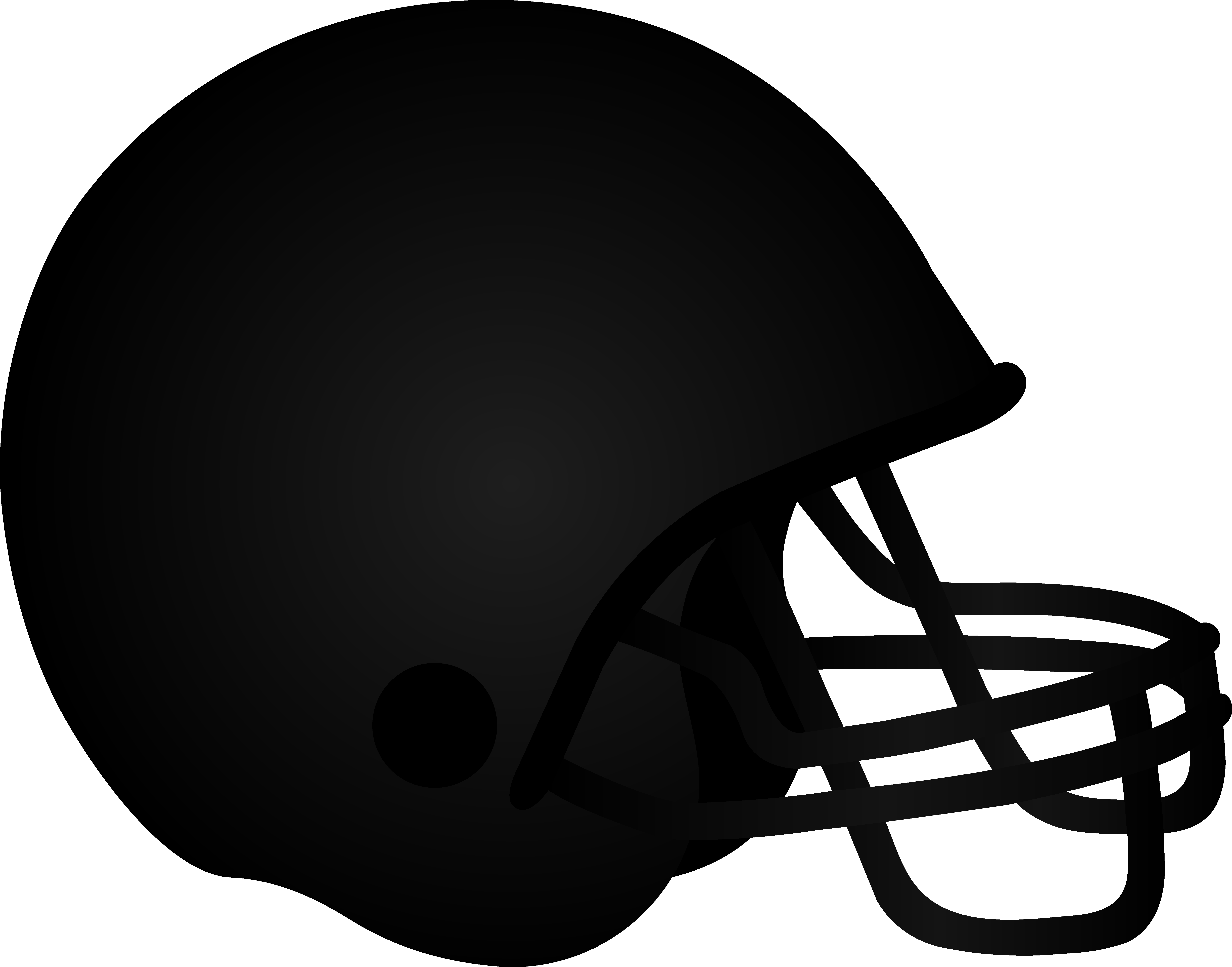 Football Helmet Clip Art Black And White - Free ...