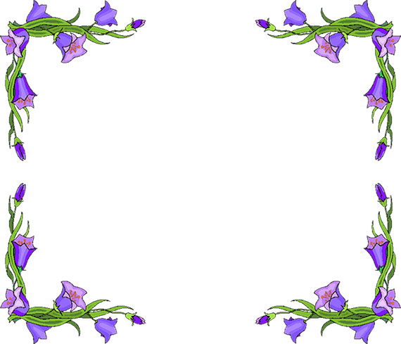 Free Flower Borders - Flower Border Clip Art