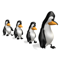 Penguin animation gif at Best Animations