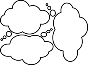 Balloons, Thought Balloons, Comments Clip Art ...