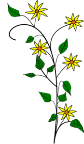 Flowers clip art - vector clip art online, royalty free & public ...