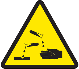 International Symbols Labels - Corrosive Materials from Seton.com ...