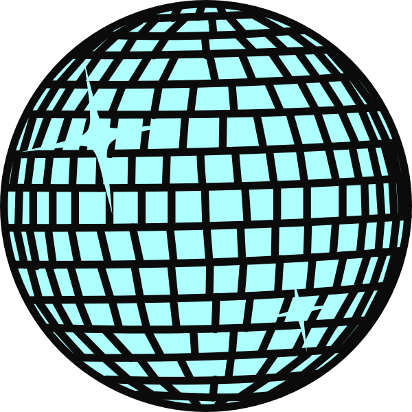 Snow Disco Ball clip art - vector clip art online, royalty free ...