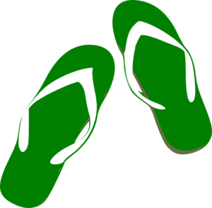 Flip Flops clip art - vector clip art online, royalty free ...