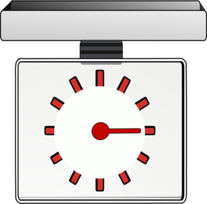 Weighing Scales Reading 3 clip art - vector clip art online ...