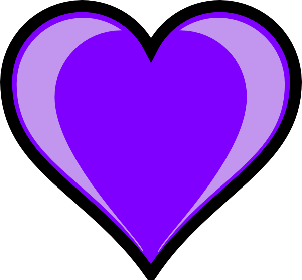 Purple Heart Clip Art Vector Clip Art Online Royalty Free ...