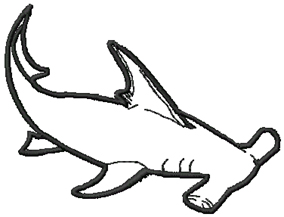 Outline Of A Shark - ClipArt Best