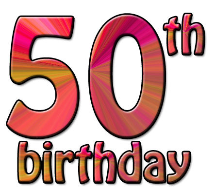 50 Th Birthday - ClipArt Best