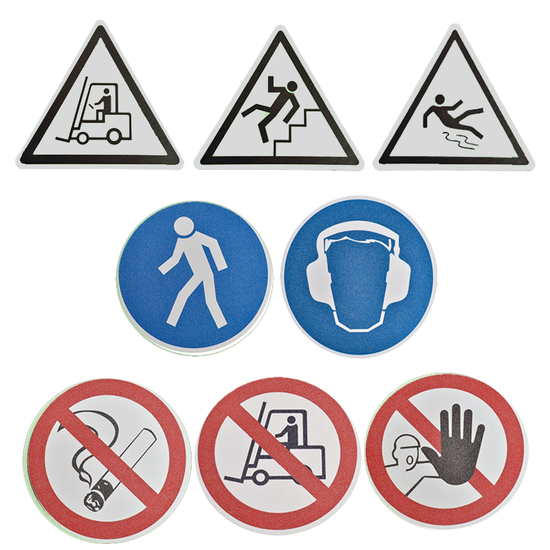 Glow In The Dark Floor Warning Signs | Anti Slip Industrial Floor ...