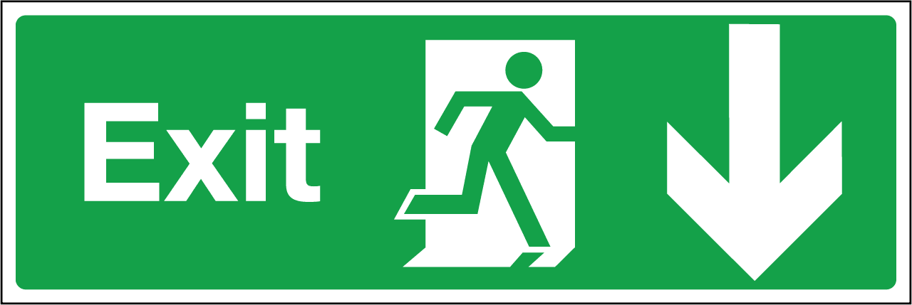 Exit Sign Clipart