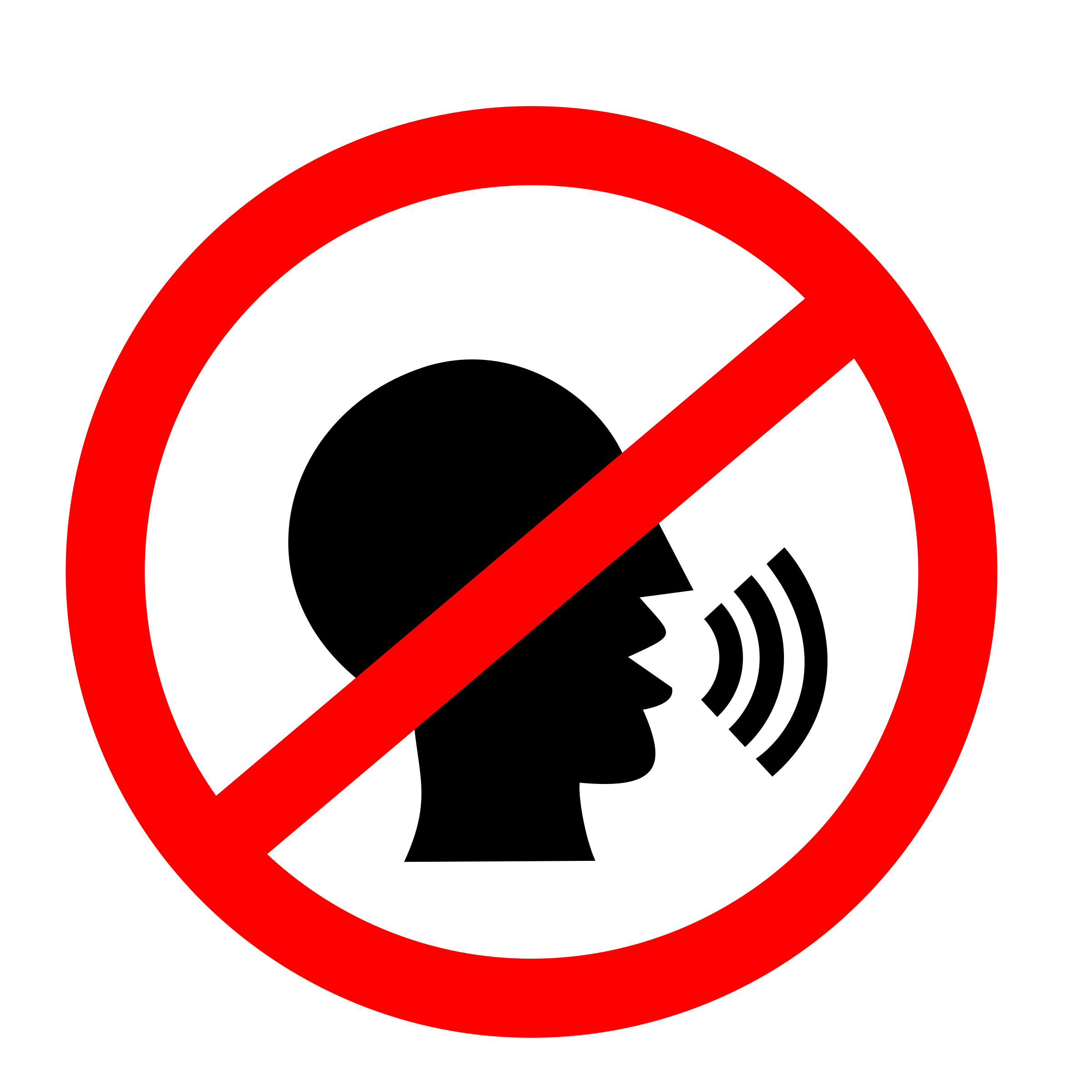 No Talking Clipart