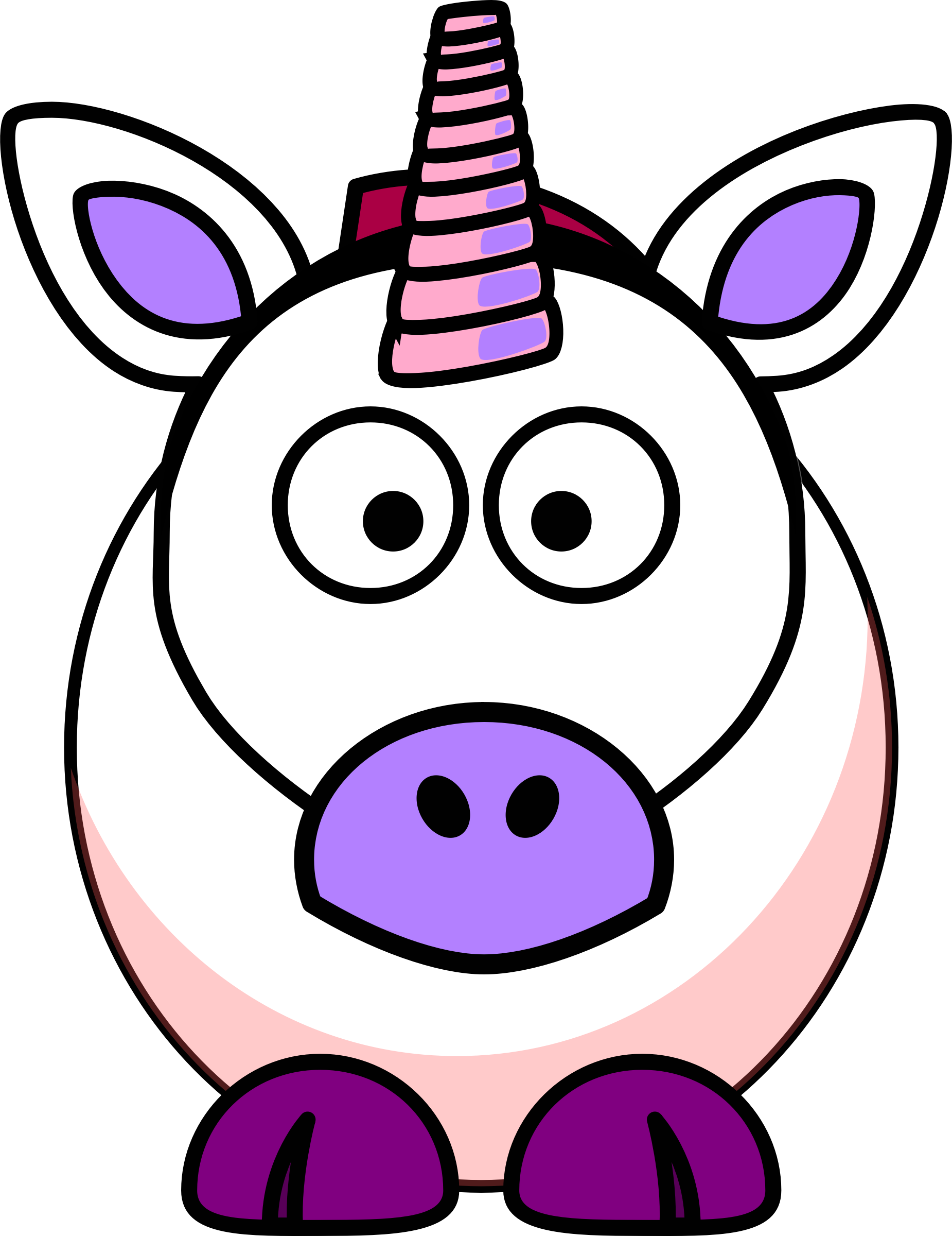 Animated unicorn clipart