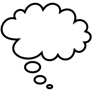 Comic cloud clipart